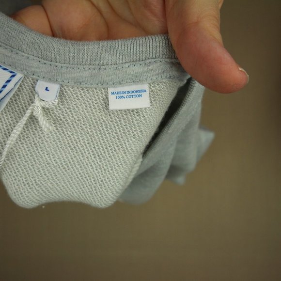 Southern Tide Gameday Upper Deck Sweatshirt Men's Size L Heather Slate Gray NWT - Picture 8 of 12